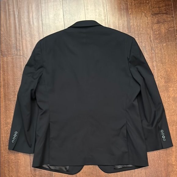 Pronto Uomo Black 100% Wool Blazer, Classic Style, Size 44 Short/38 Waist - Picture 9 of 15